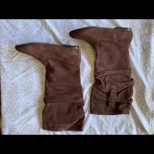 Nine West Burgundy Knee High Boots